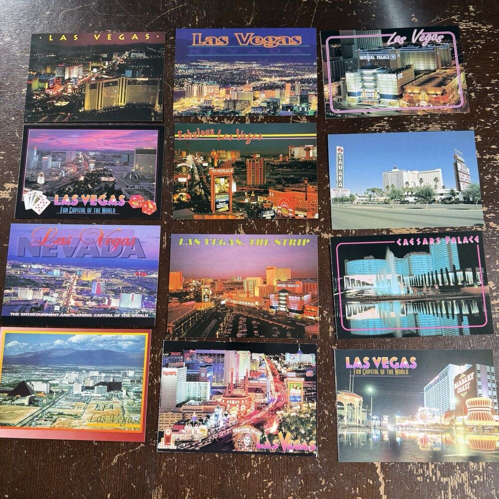 100 Vintage Postcards All Shown In Photos Las Vegas Lake Tahoe Breckenridge - Picture 2 of 10